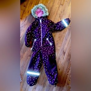 H&M Girls one piece snow suit